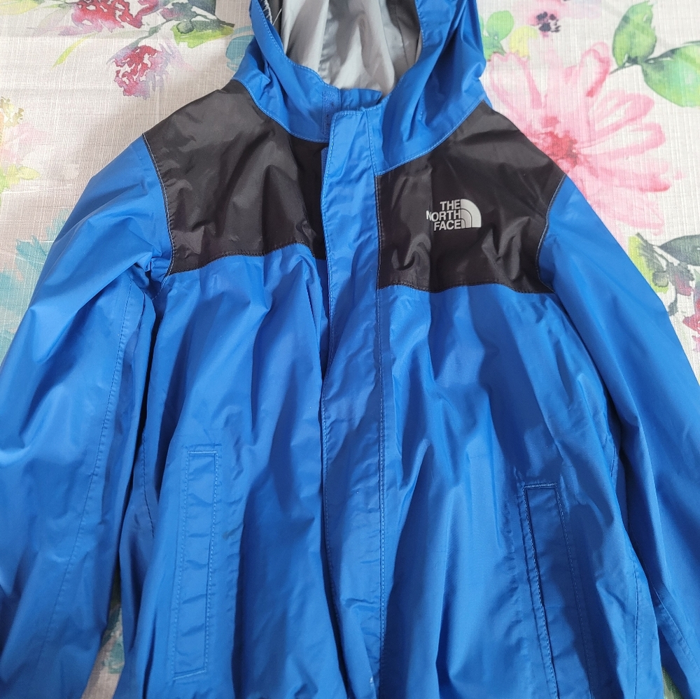 Northface rain boy jacket